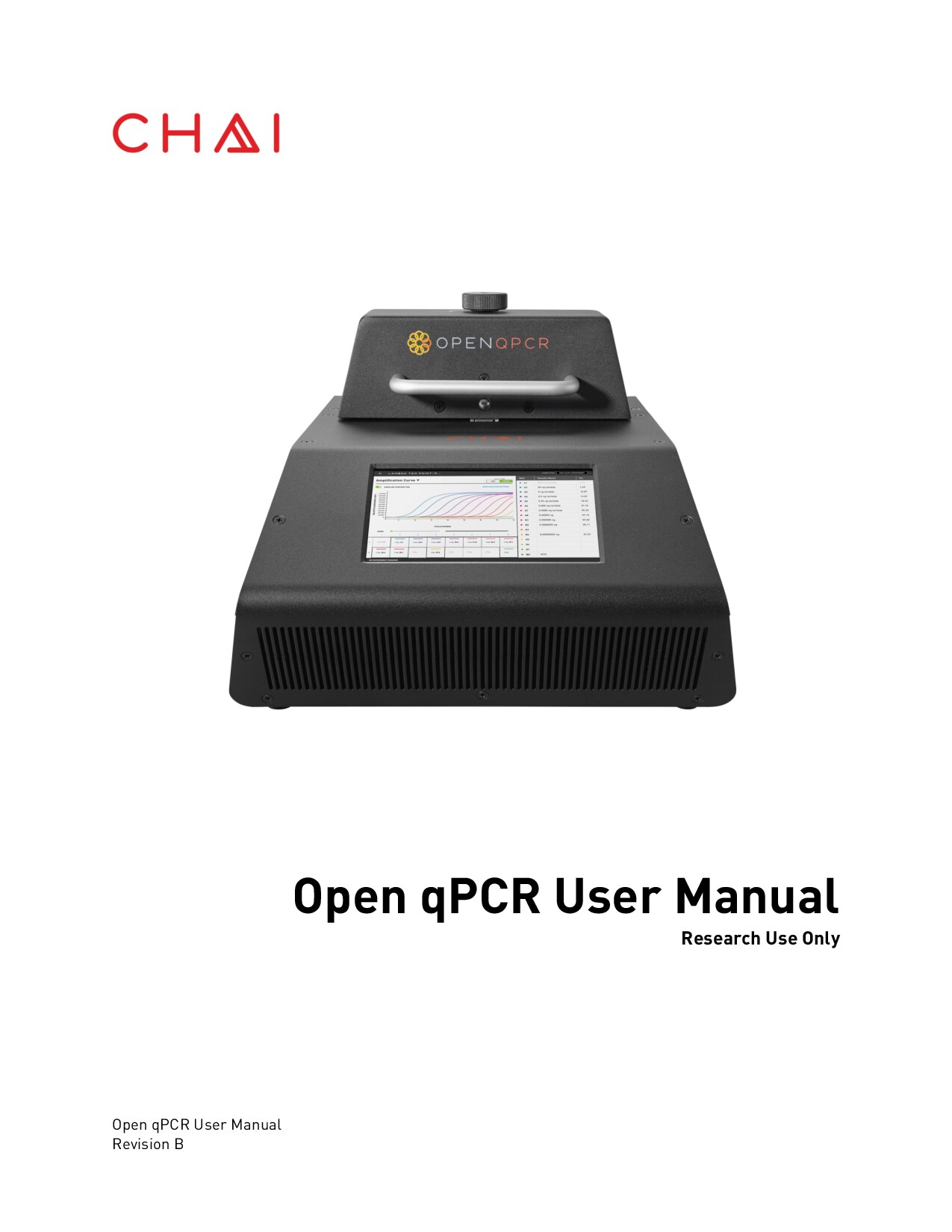 Open qPCR User Manual